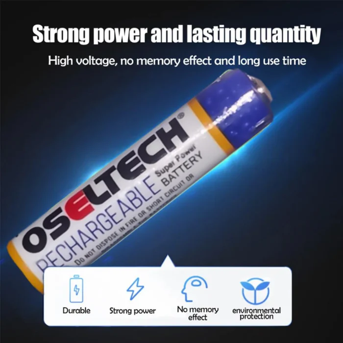1200mAh AAA Rechargeable Battery 1.2V (Pack of 2) - Image 6