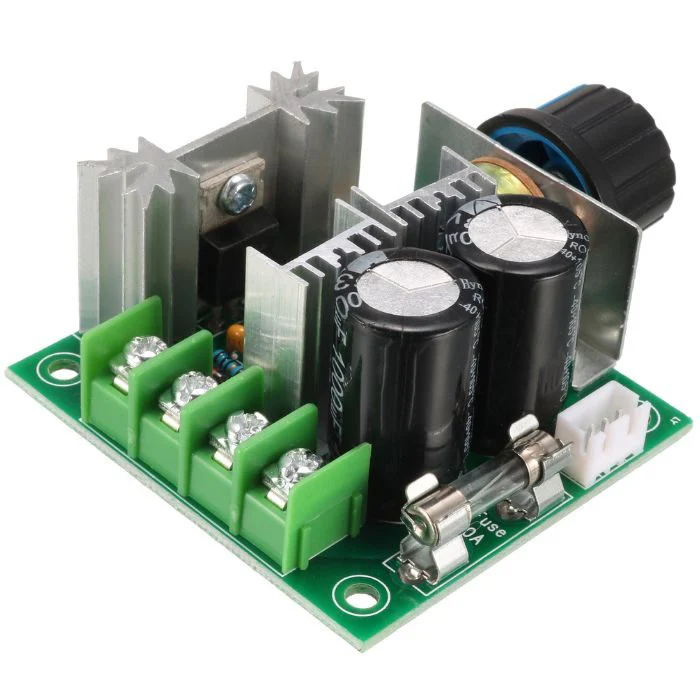 12V 10A PWM DC Motor Speed Controller - Image 2