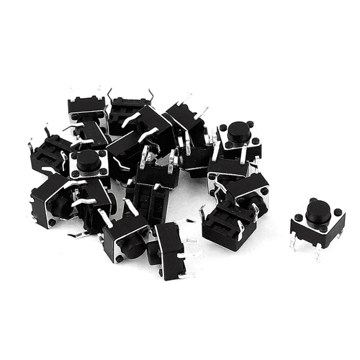 12x12x7.3mm Tactile Push Button Switch(Pack of 10) - Image 3