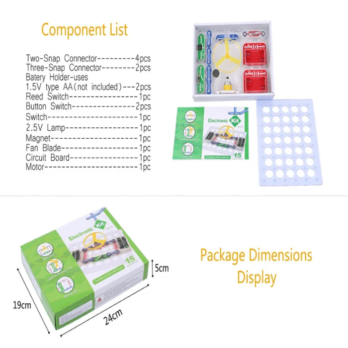 15 Experiments Electronics Kit - Image 4