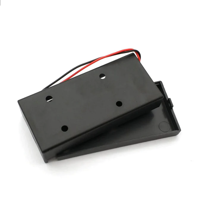 18650 Dual Battery Holder with Cover and On/Off Switch - Image 6