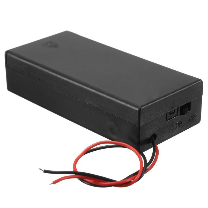 18650 Dual Battery Holder with Cover and On/Off Switch - Image 7