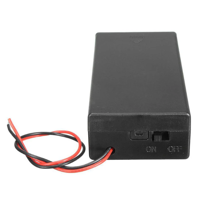 18650 Dual Battery Holder with Cover and On/Off Switch - Image 8