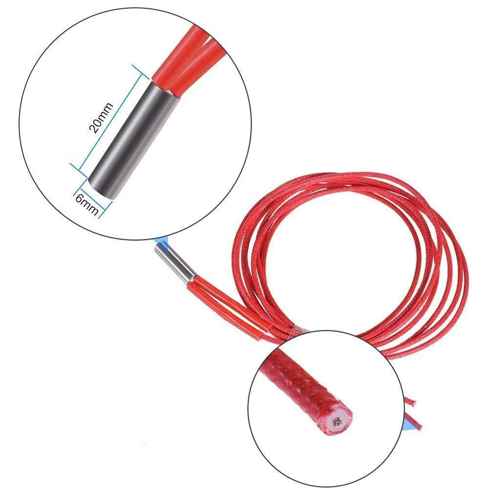 24V 40W Ceramic Cartridge Heater Wire - Image 3