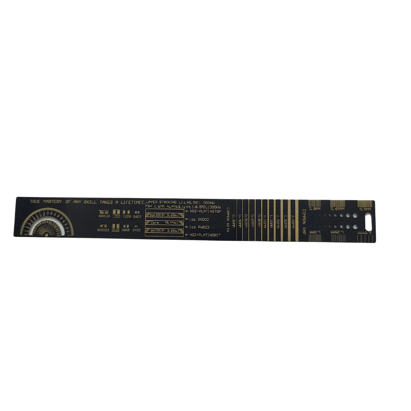 25cm Multipurpose Engineering Measuring PCB Ruler - Image 2