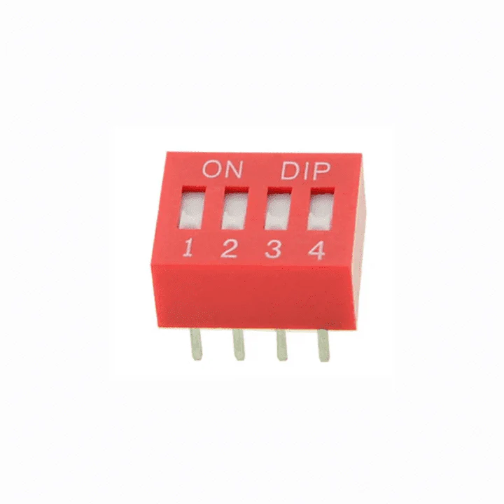 4 Way Slide Switch 2.54mm Pitch (Pack of 2) - Image 3