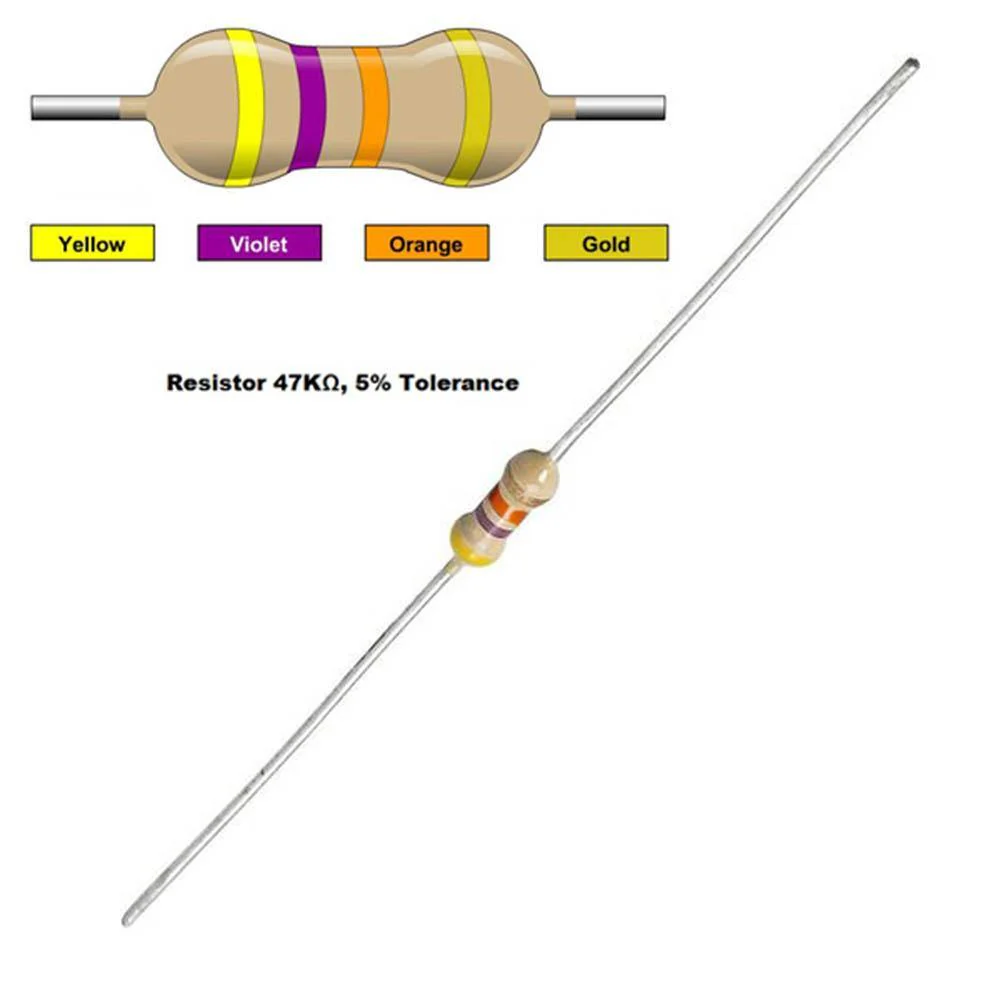 47k Ohm Resistor - (Pack of 10) - Image 2