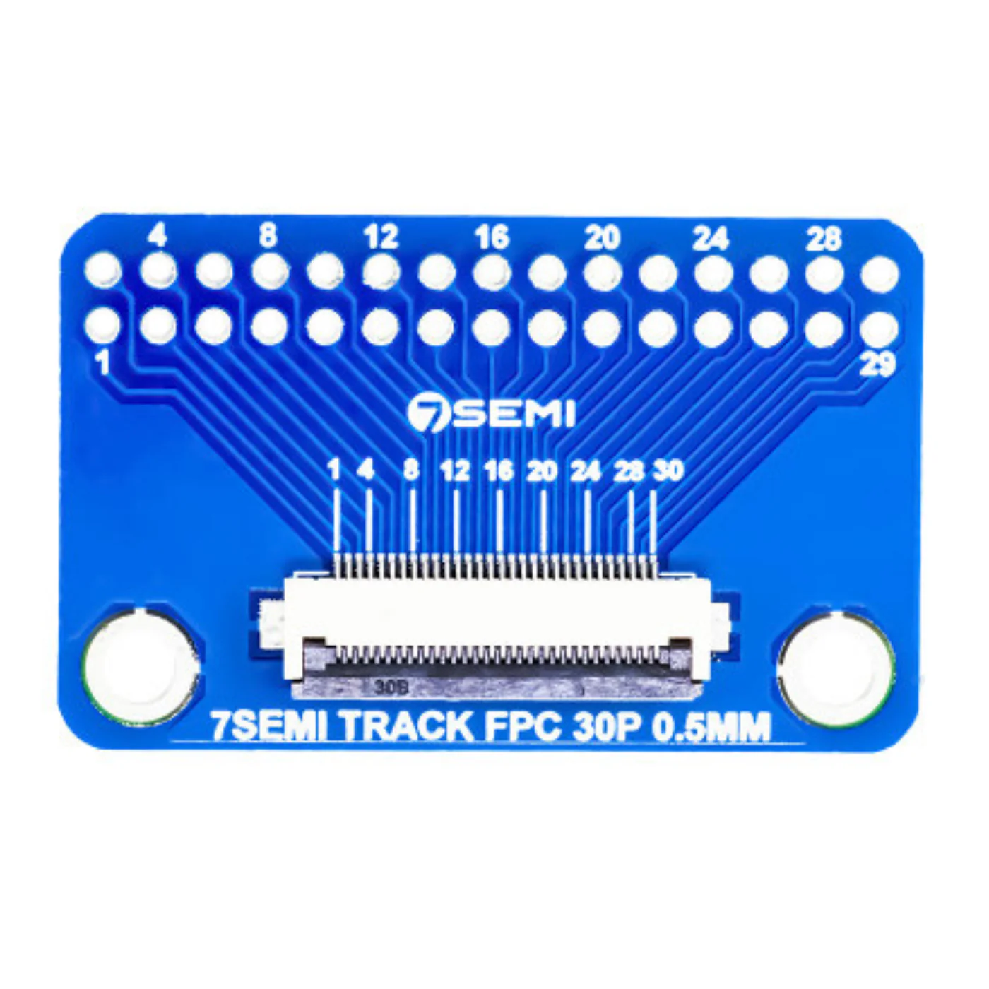 7Semi 0.5mm FFC FPC Connector Breakout Board (30 Pin) - Image 2