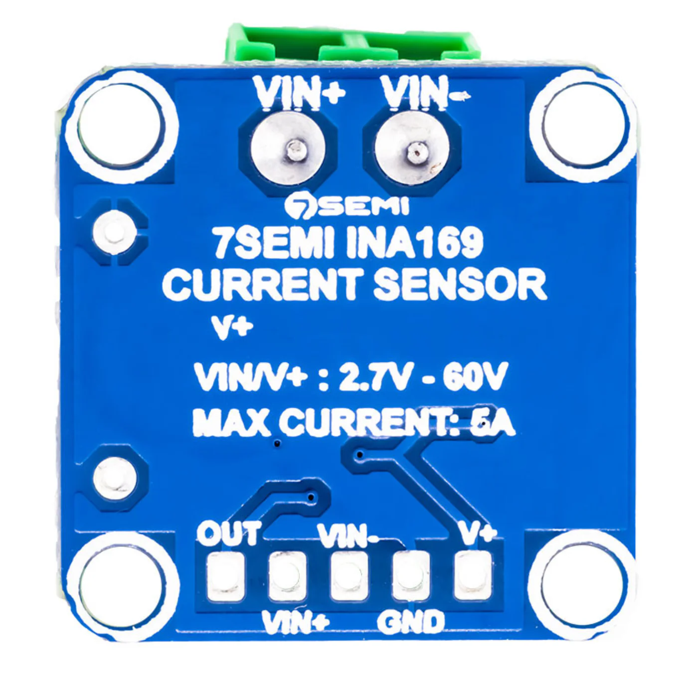 7Semi 5A Analog INA169 DC Current Sensor Breakout - Image 3