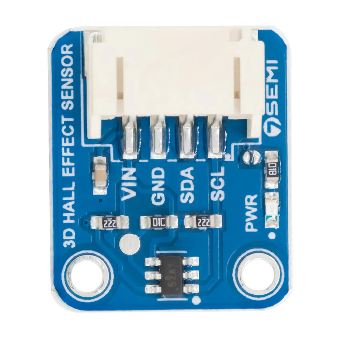 7Semi TMAG5273 4Pin 3D Hall-effect Sensor Breakout Module - Image 3
