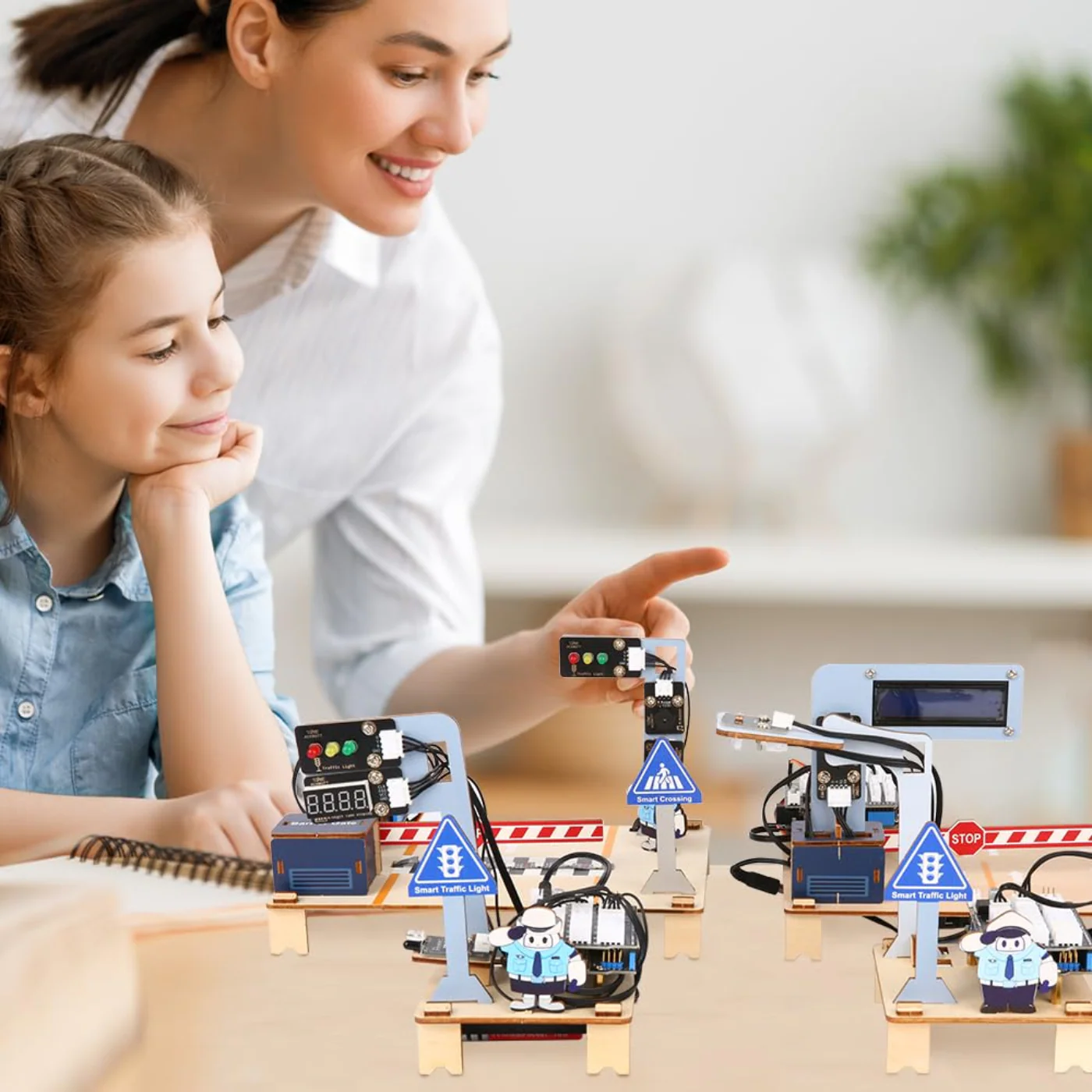 ACEBOTT QE027 ESP32 Intelligent Transportation STEM Kit Compatible with Arduino - Image 9