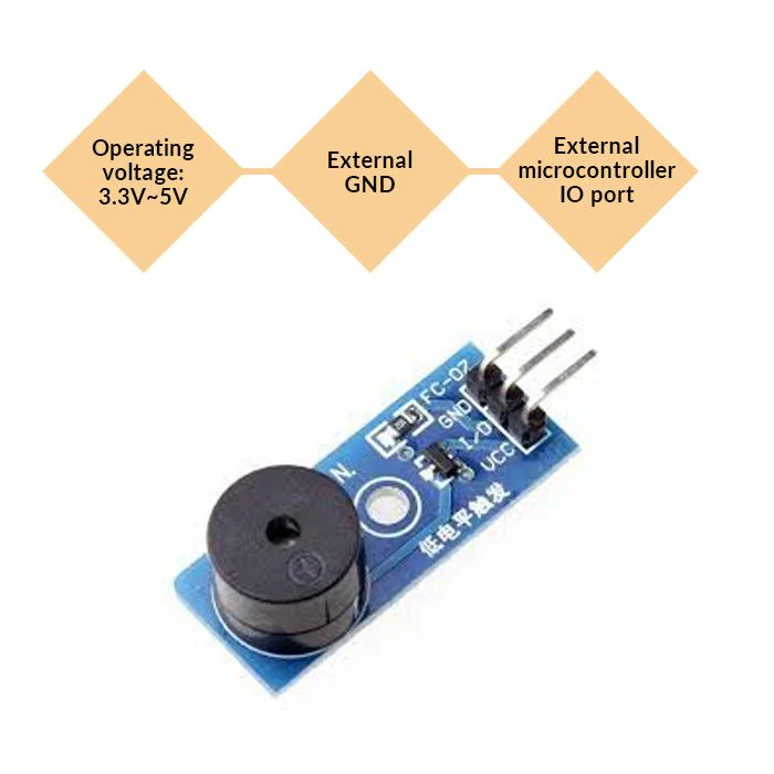 Active Buzzer Module 3.3V-5V - Image 4