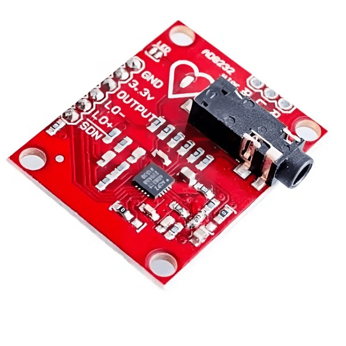 AD8232 ECG Module Heart Rate Monitor Kit - Image 3