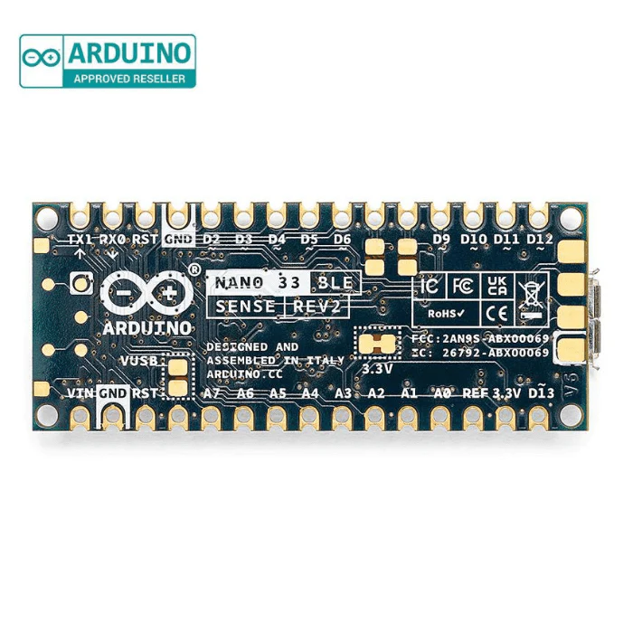 Arduino Nano 33BLE Sense Rev2 with Headers ABX00070 - Image 3