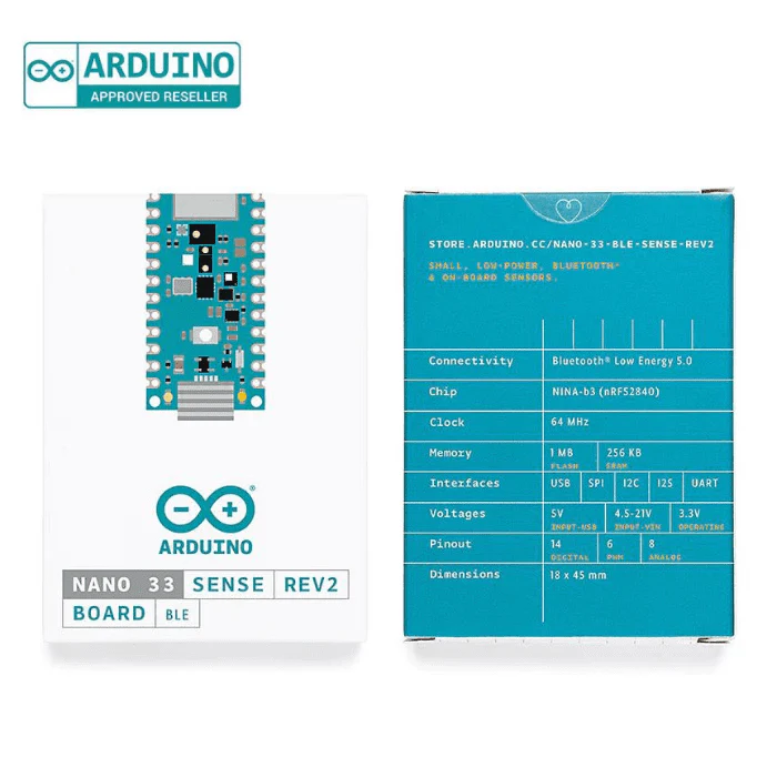 Arduino Nano 33BLE Sense Rev2 with Headers ABX00070 - Image 6