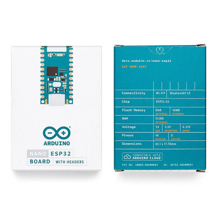 Arduino NANO ESP32 with Headers - ABX00083 - Image 5