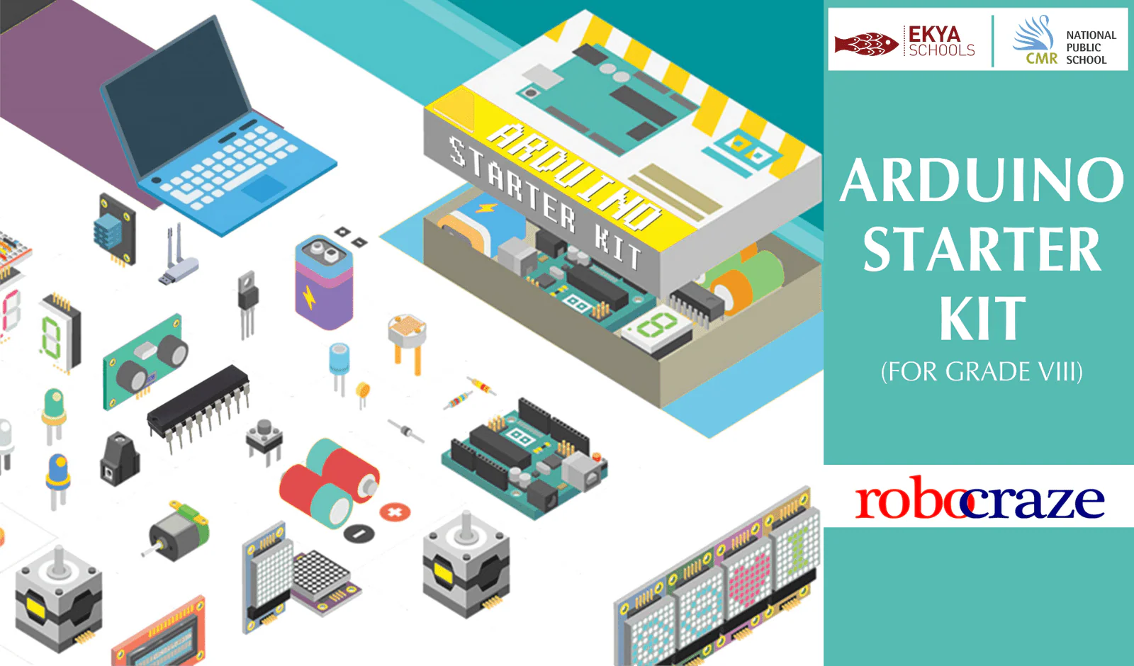 Arduino Robotics Kit for Grade 8 | Ekya School, CMR - Image 4