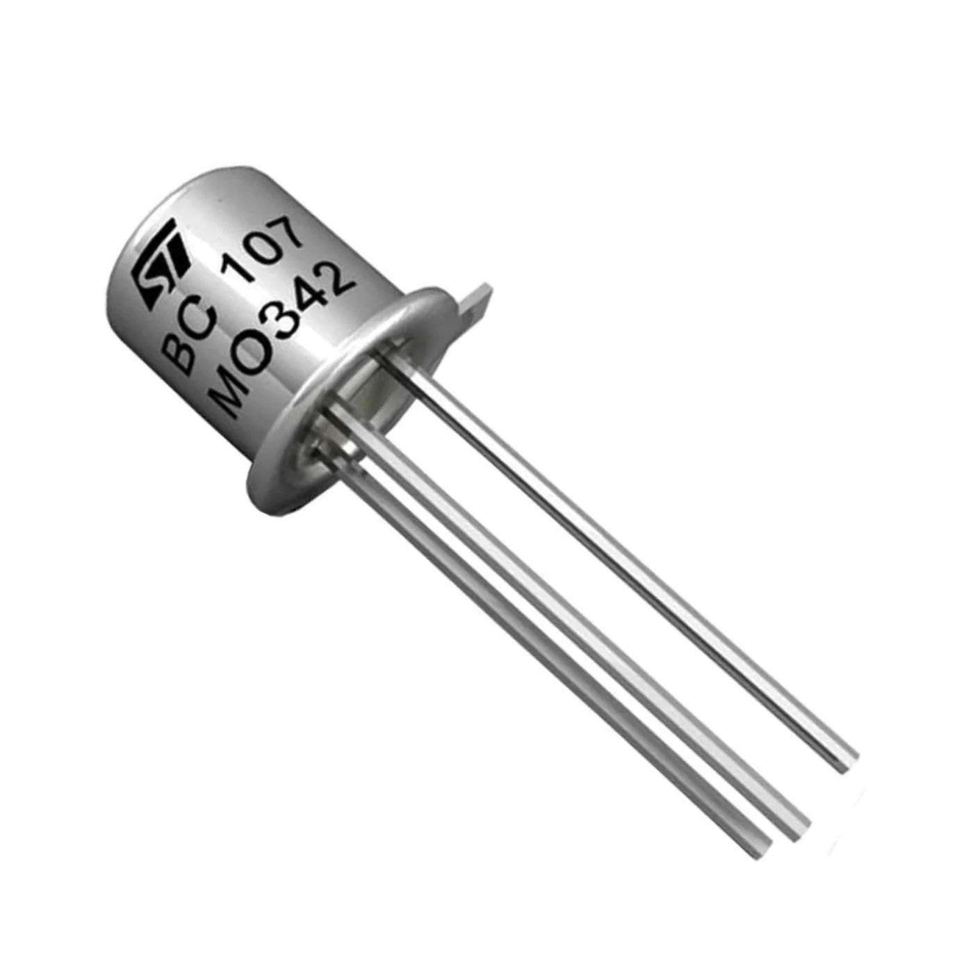 BC107 NPN General Purpose Transistor Metal can package - Image 2