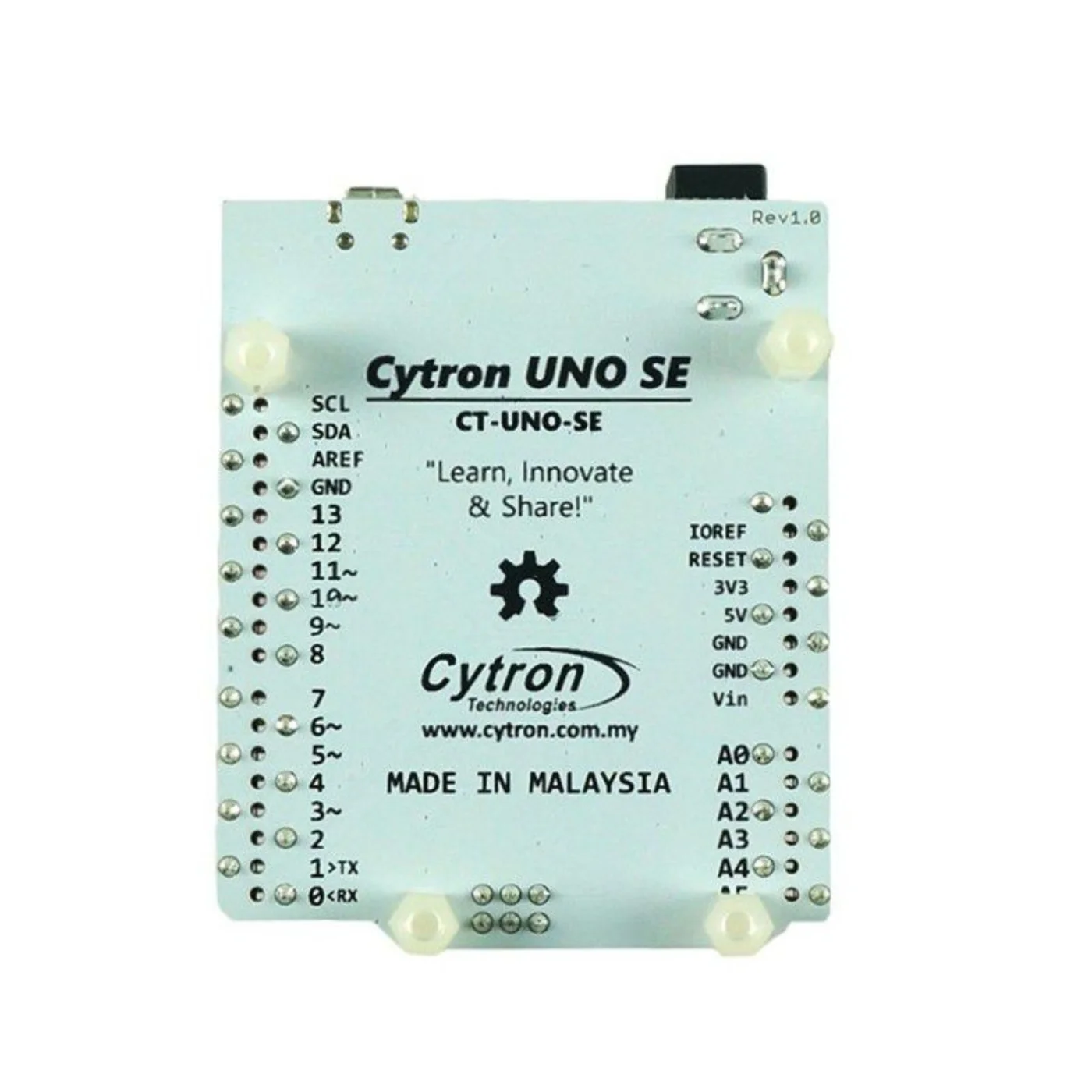 Cytron UNO Special Edition – Arduino-Compatible Board with Side Connectors - Image 3