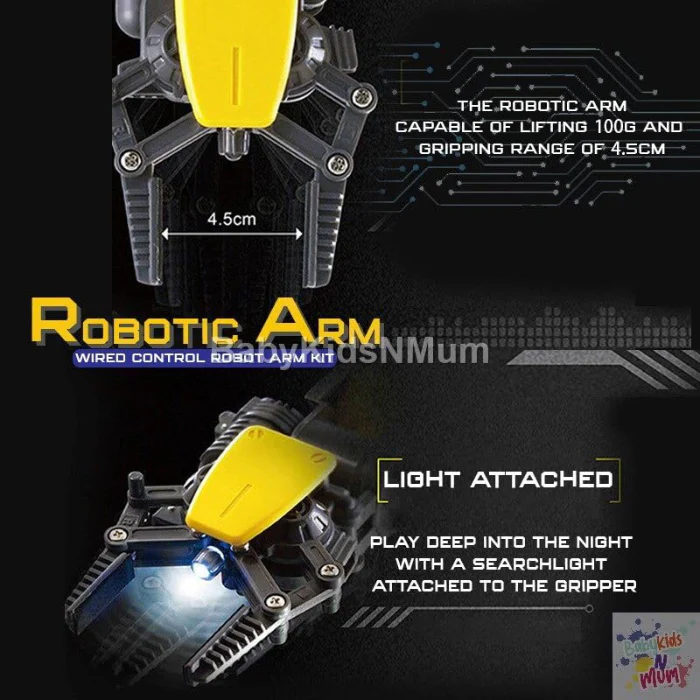 DIY Robotic Arm Mechanic Kit for Kids and Adults - Image 4