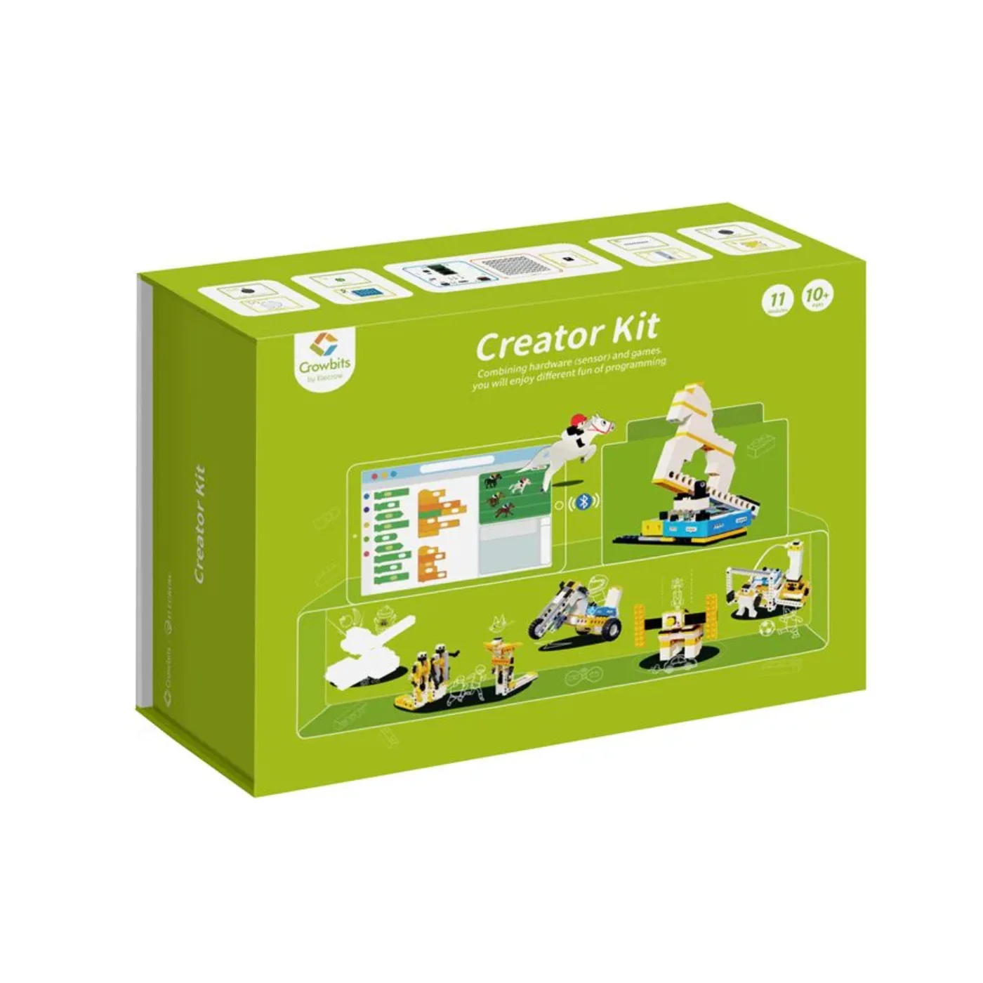 Elecrow - Crowbits-Creator Kit Based on Arduino, 12-in-1 STEM Toy for Kids - Image 4