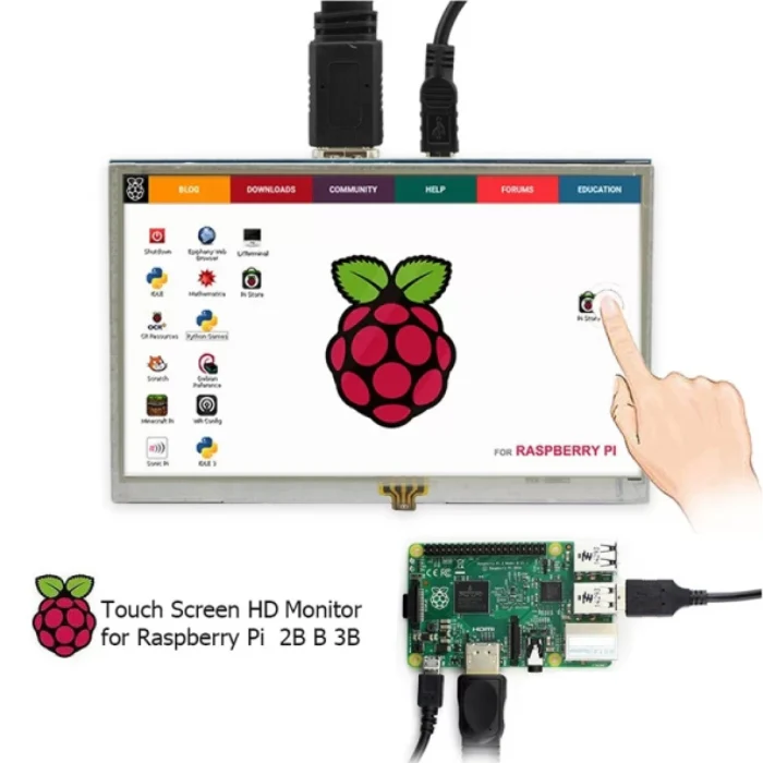 Elecrow RR050 5 Inch Resistive Touch Screen TFT Display 800x480 - Image 3