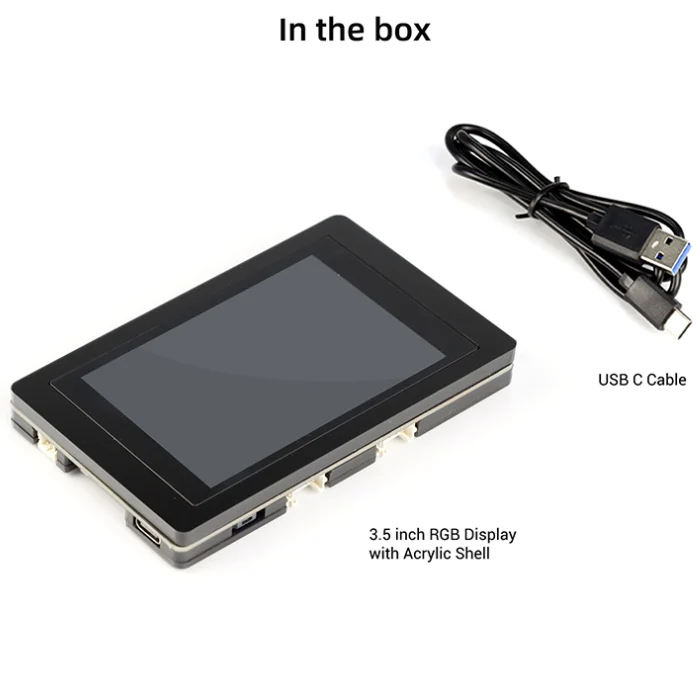 ELECROW ESP32 Terminal–with ESP32 3.5 inch parallel 480×320 TFT capacitive touch RGB display(RGB by chip ILI9488) - Image 4
