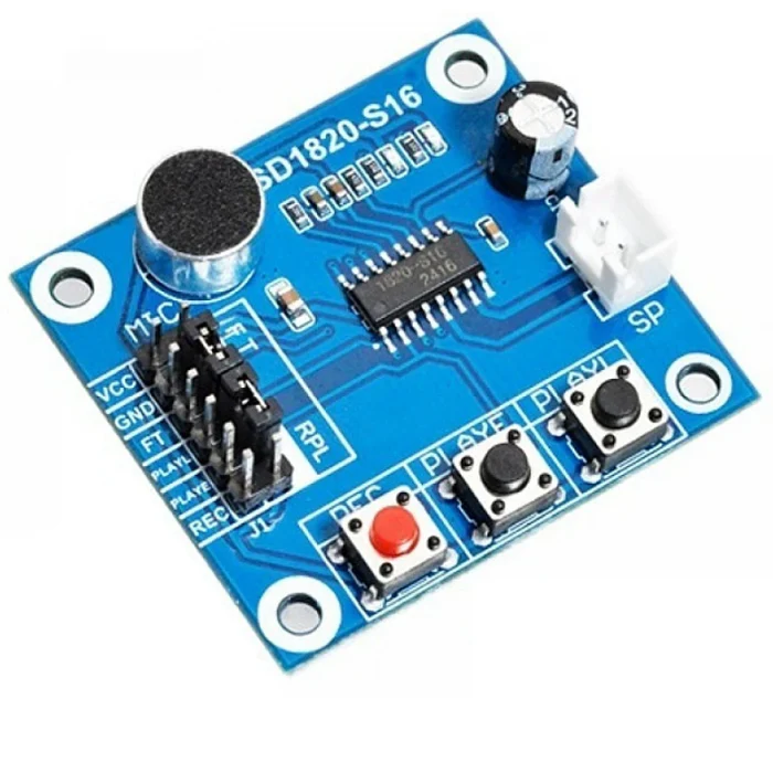 ISD1820 3-5V Voice Module Recording And Playback Module with Microphone and 0.5W Speaker - Image 3