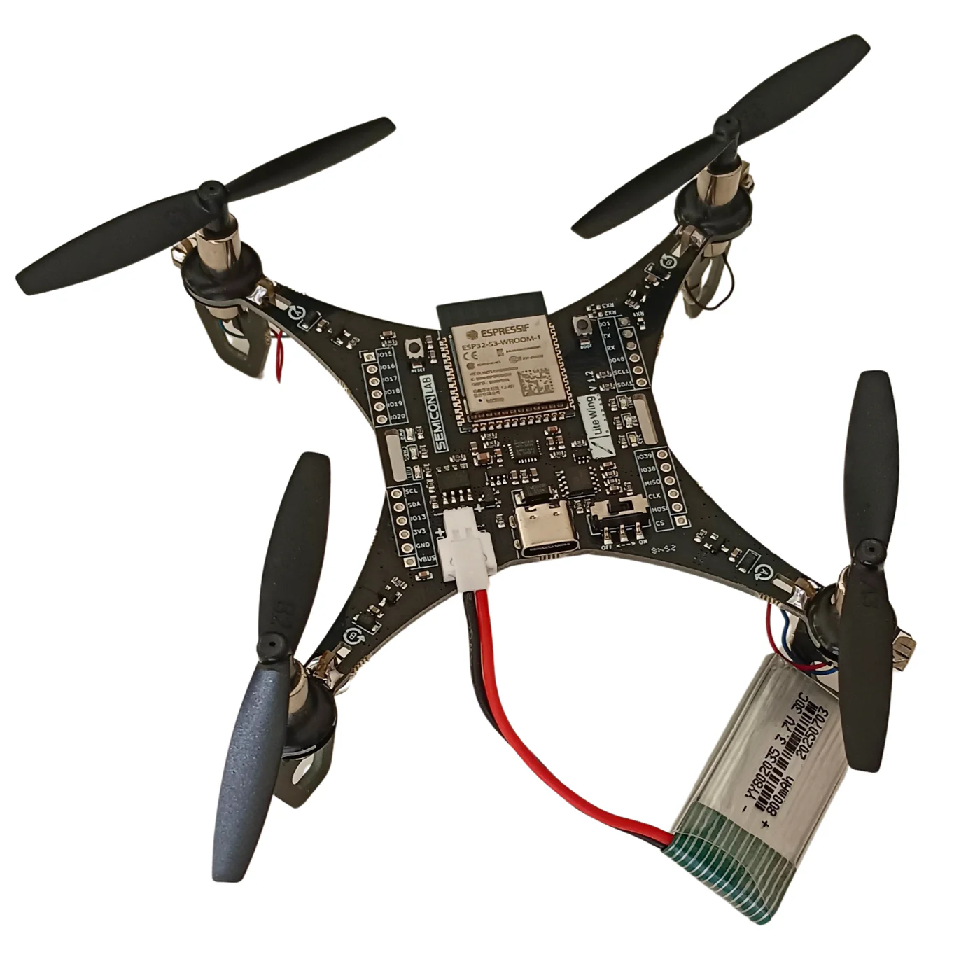 LiteWing ESP32-S3 Programmable Ready to Fly Drone V1.2 Development Board with Battery - Image 2
