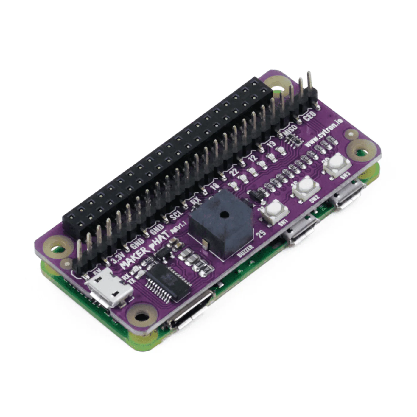 Maker pHAT for Raspberry Pi – Headless Setup, GPIO Debugging & Built-In I/O - Image 5