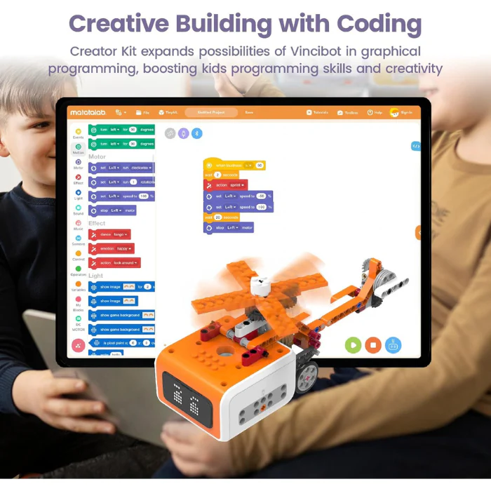 Matatalab 20 in 1 Creator STEM Kit - with 400 Building Blocks (Educational Robotics Starter Kit for 8+ Years) - Compatible with Lego - Image 4