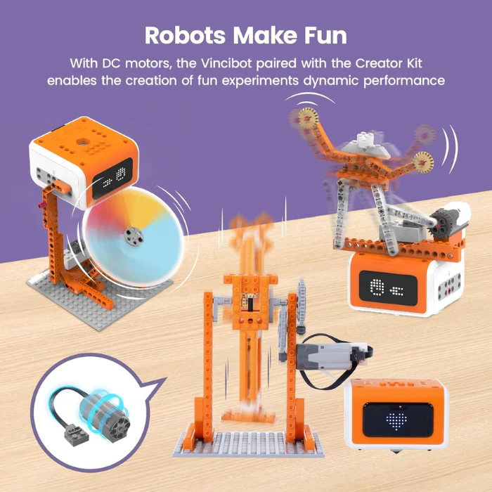 Matatalab 20 in 1 Creator STEM Kit - with 400 Building Blocks (Educational Robotics Starter Kit for 8+ Years) - Compatible with Lego - Image 5
