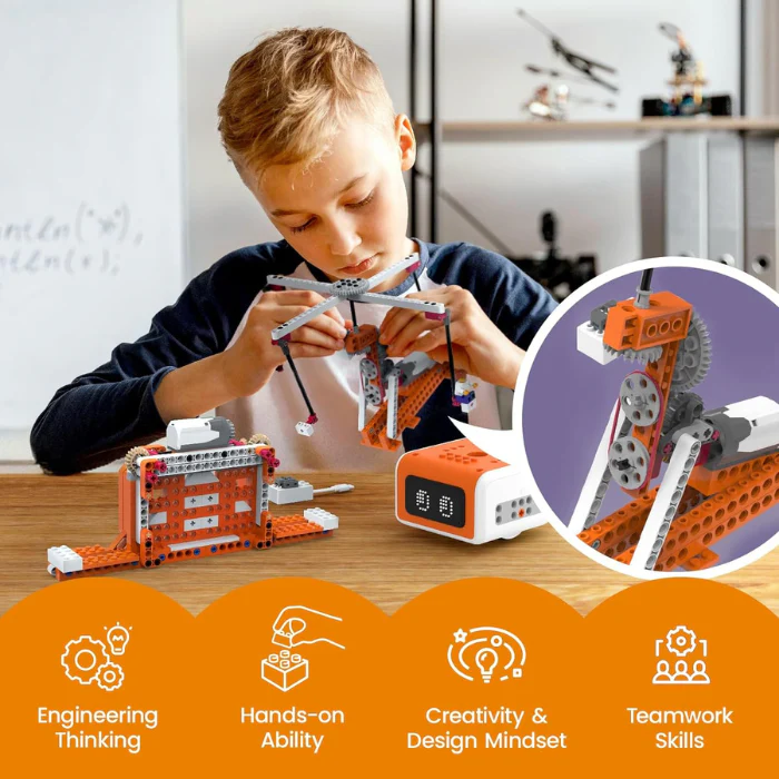 Matatalab 20 in 1 Creator STEM Kit - with 400 Building Blocks (Educational Robotics Starter Kit for 8+ Years) - Compatible with Lego - Image 7