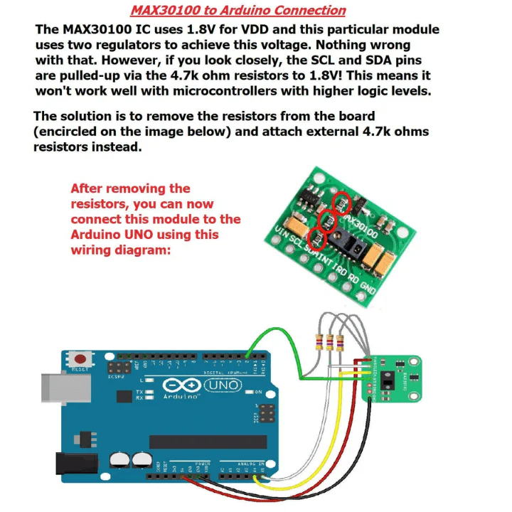 MAX30100 Pulse Oximeter Heart Rate Sensor Module - Image 4