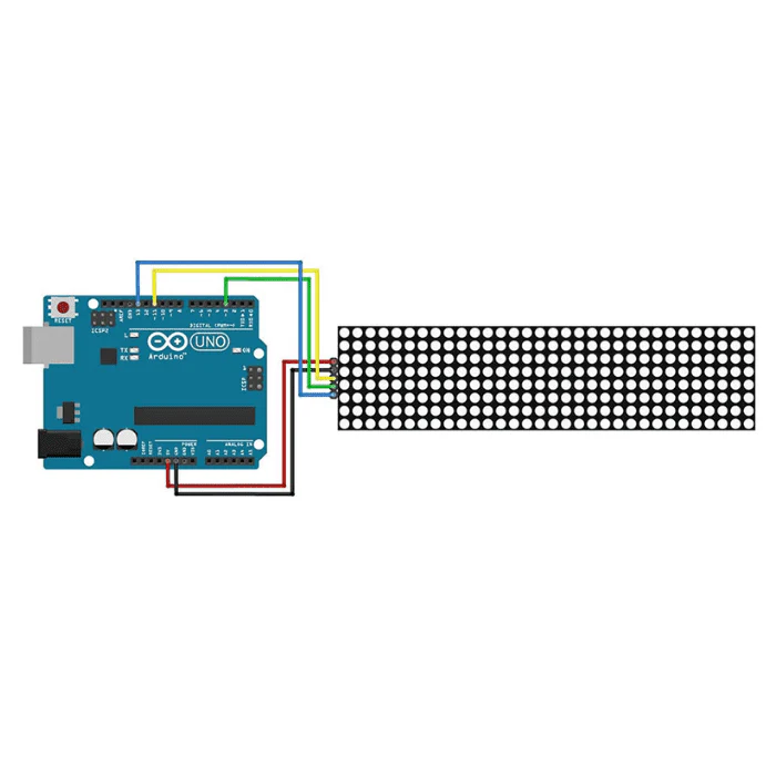 MAX7219 4 in 1 Dot Matrix Display Module - Image 3