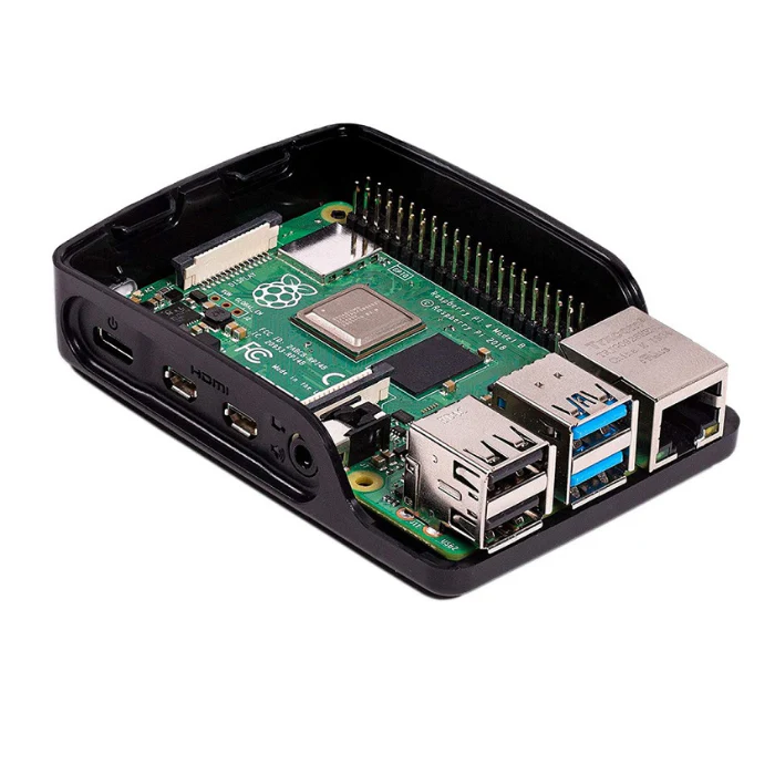 Official Raspberry Pi 4 Case Black & Grey - Image 9
