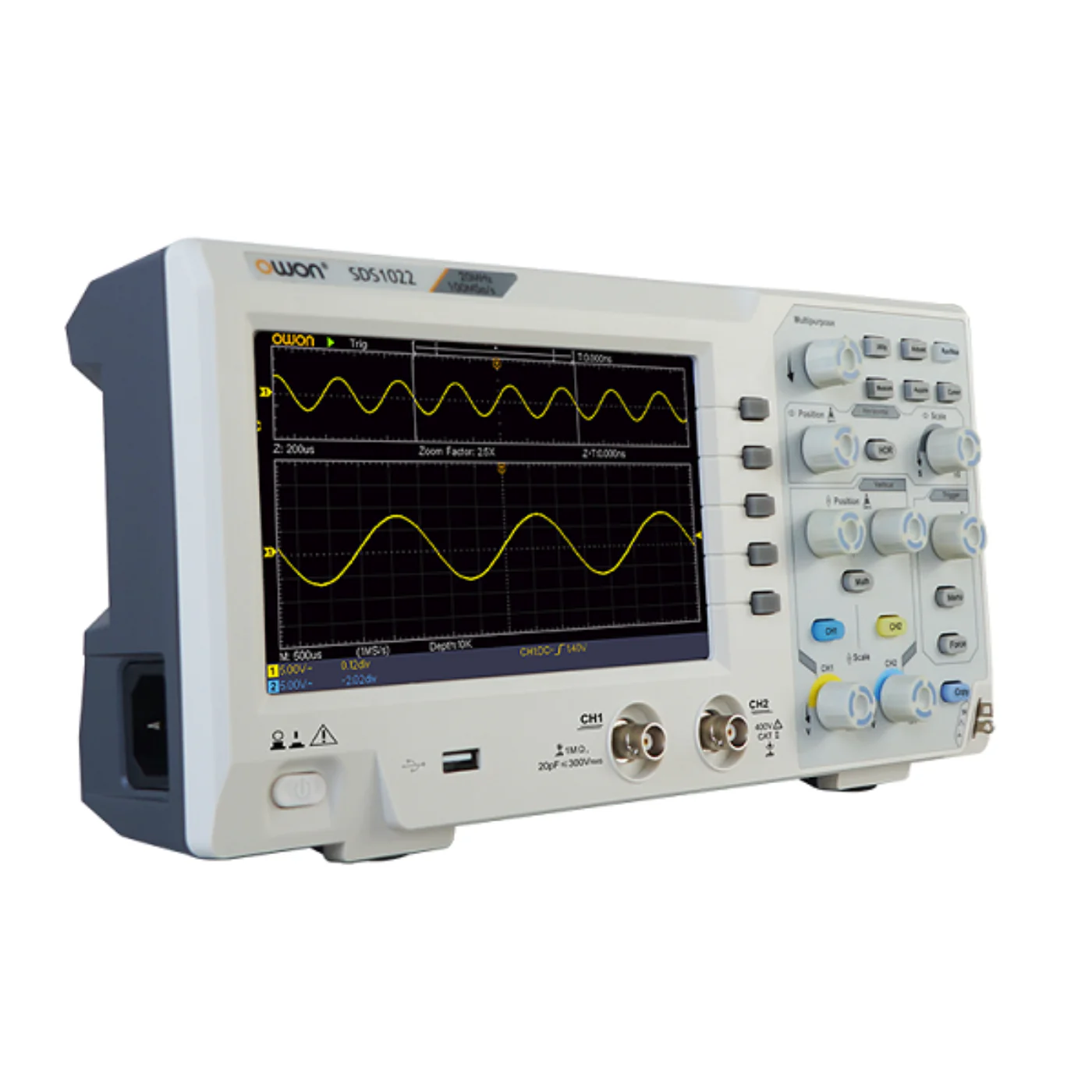 Owon SDS 1022 20 MHz Digital Storage Oscilloscope - Image 4