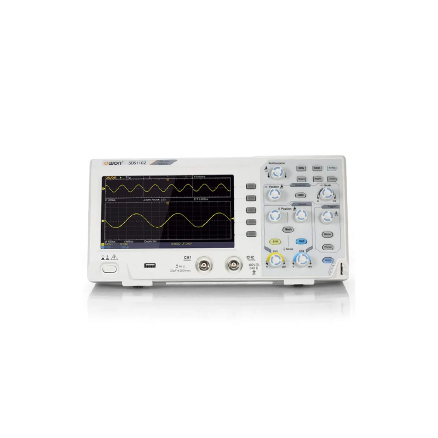 Owon SDS 1102 100 MHz Digital Storage Oscilloscope - Image 2