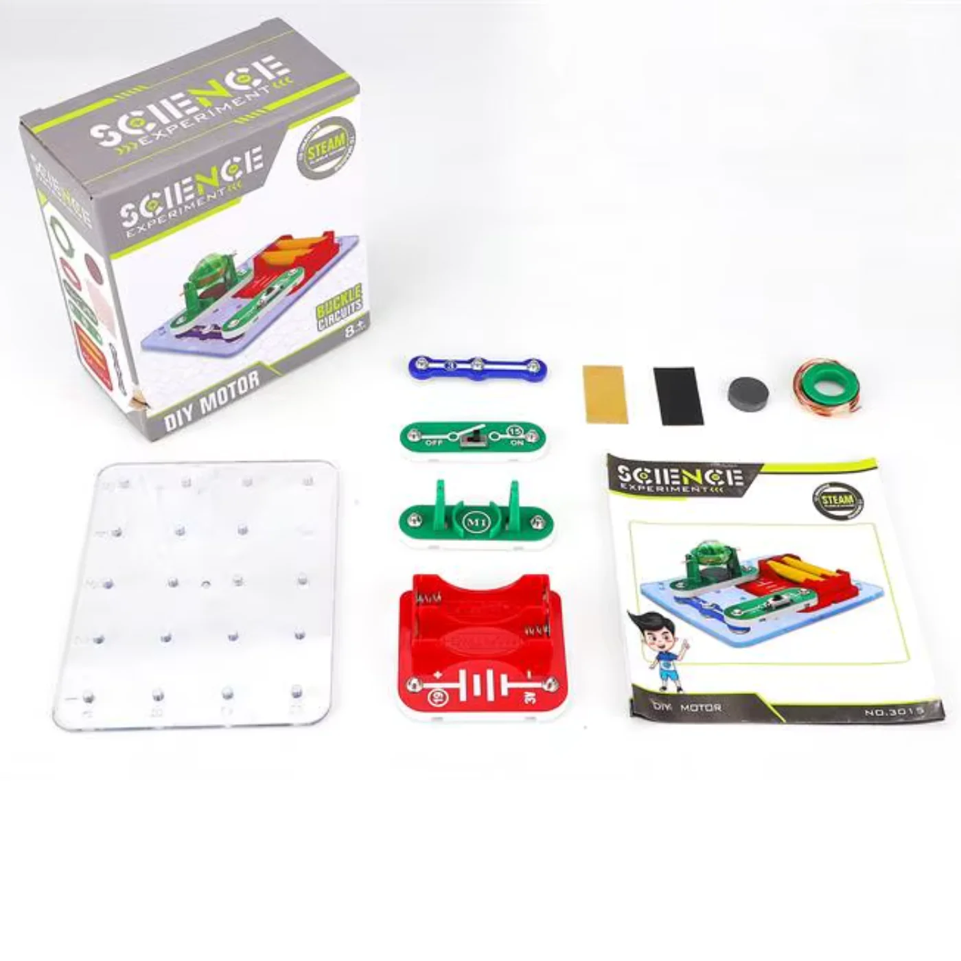 Pludo Build-Your-Own Motor Kit - Electromagnetic Force Interaction Science Toy for Grades 6-7 | Ages 11-12 - Image 3