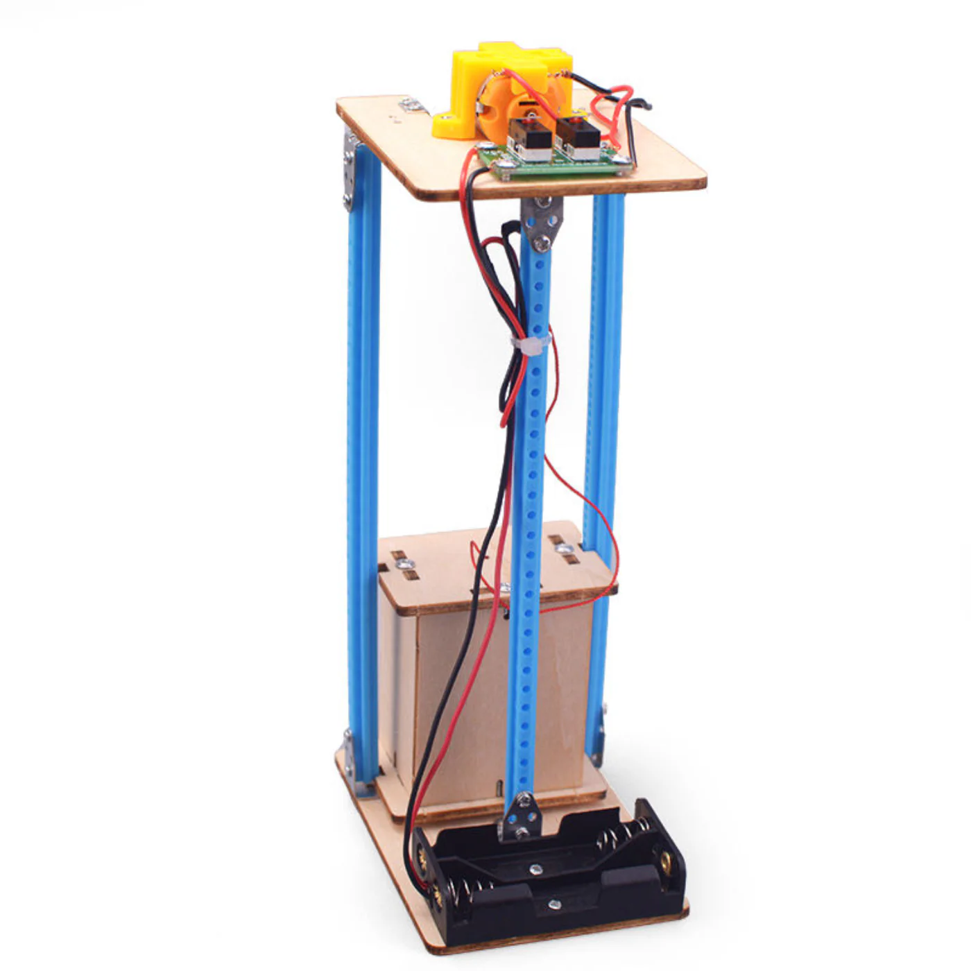 Pludo DIY Electric Lift Kit – Pulley Power Lift Model for Grades 6–8 (Ages 11–14) | Educational STEM Physics Kit - Image 2