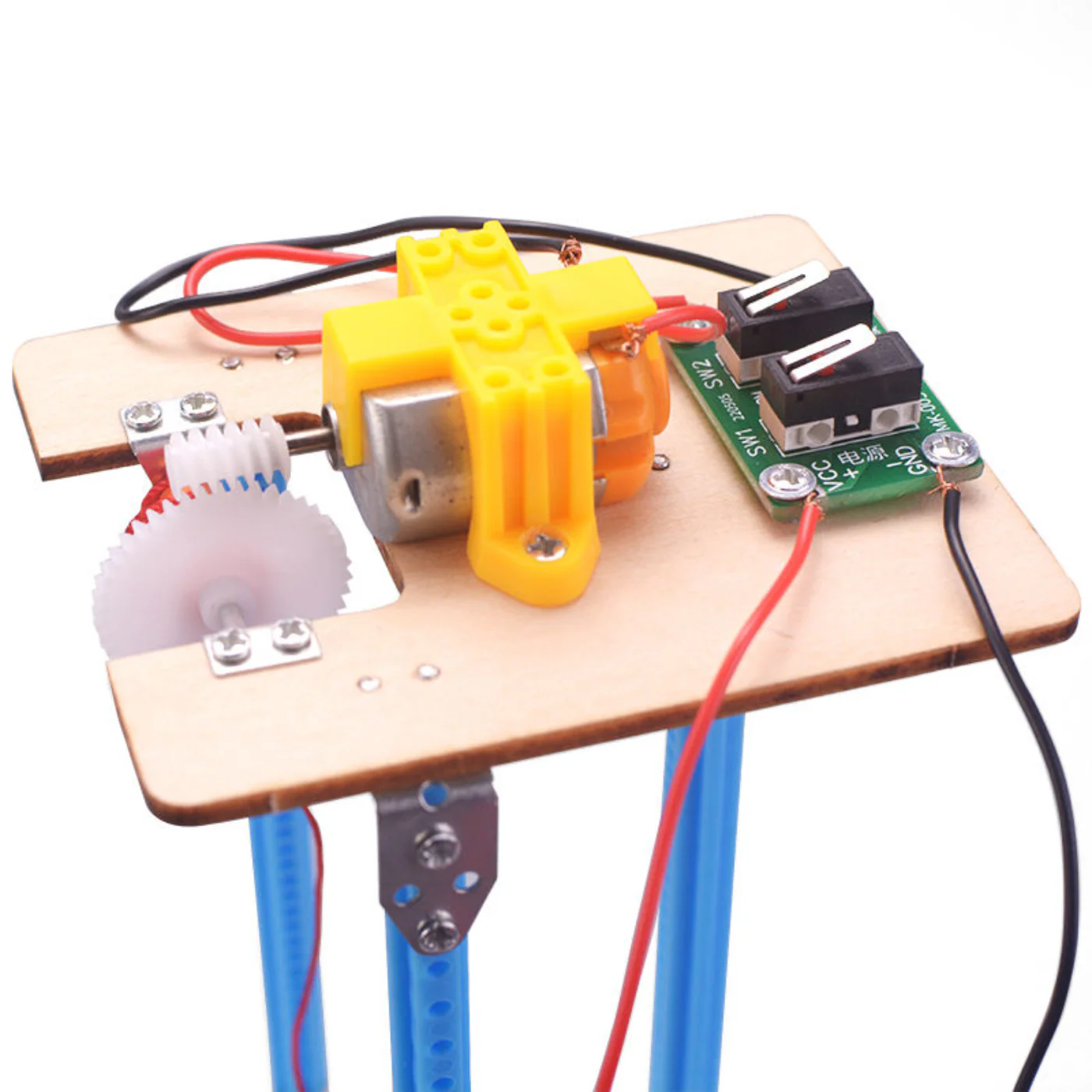 Pludo DIY Electric Lift Kit – Pulley Power Lift Model for Grades 6–8 (Ages 11–14) | Educational STEM Physics Kit - Image 5