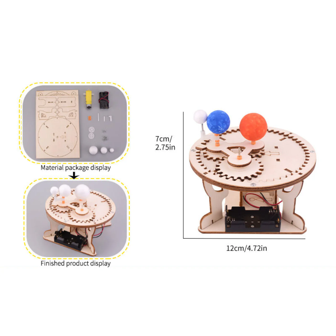 Pludo Orbit Master - DIY Science Experiment Kit for Kids 11–14 | Electric Sun-Earth-Moon STEM Toy (Grade 6–8) - Image 5