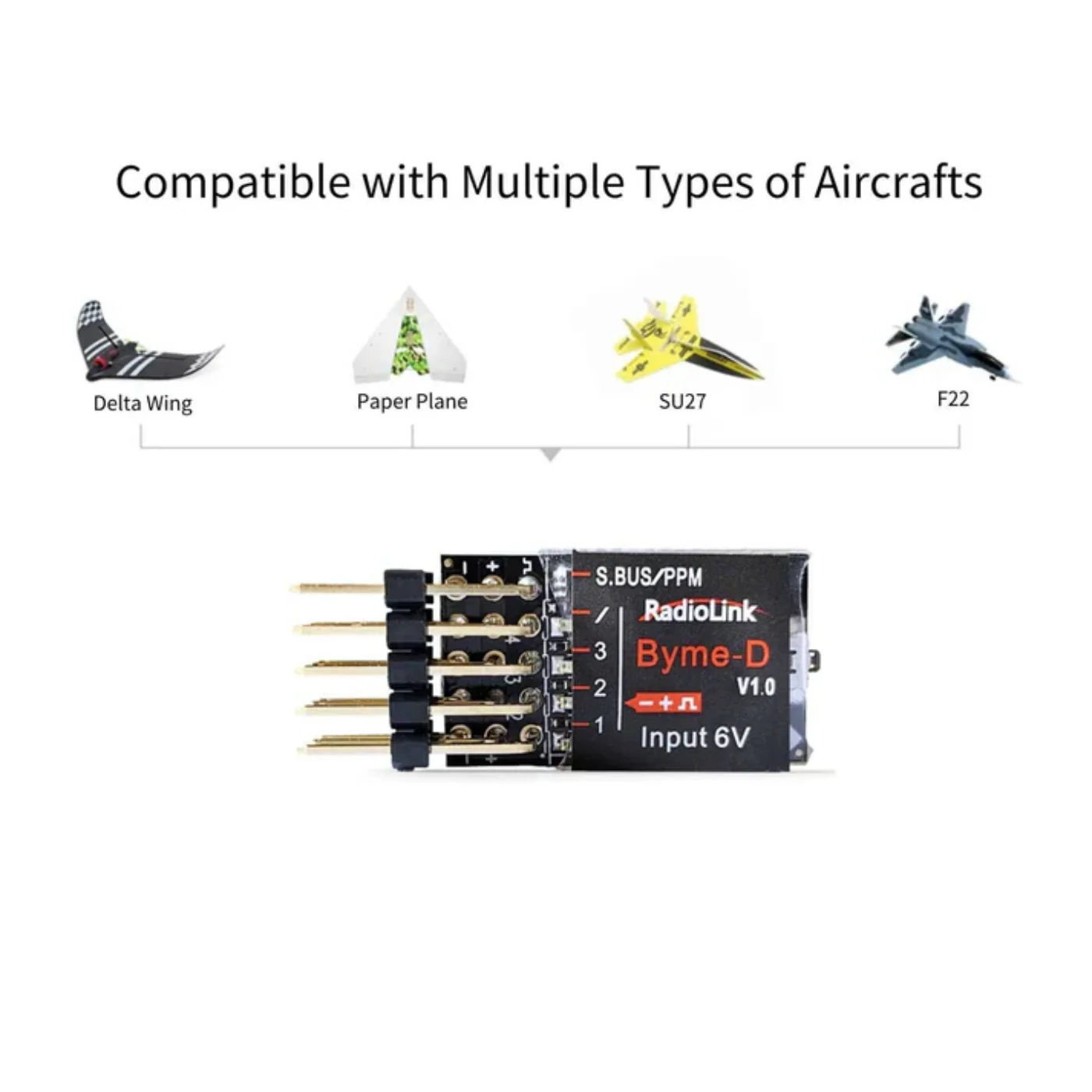 Radiolink Byme-D 3CH Flight Controller with Gyroscope and Acceleration Sensor - Image 4