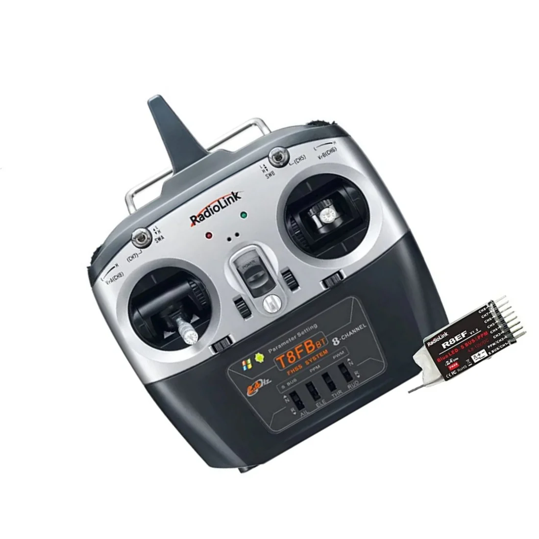 Radiolink T8FB 2.4GHz 8CH RC Transmitter with R8EF - Image 3