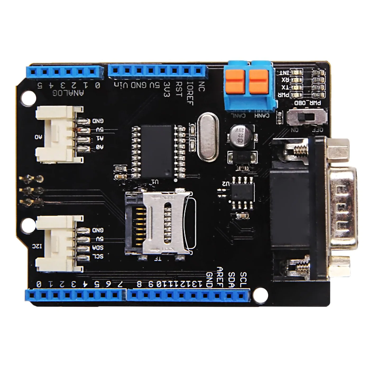 Seeed Studio CAN-BUS Shield V2 with High-Performance MCP2515 Controller & MCP2551 Transceiver - Image 2