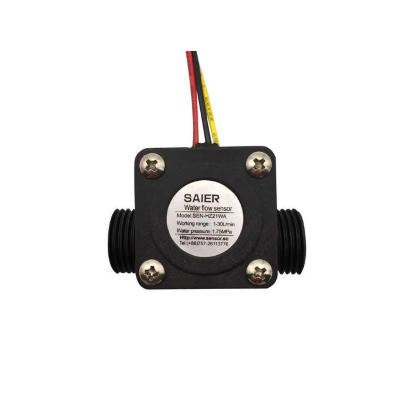 SEN-HZ21WA G1/2” Water Flow Sensor – Nylon Flow Meter - Image 3