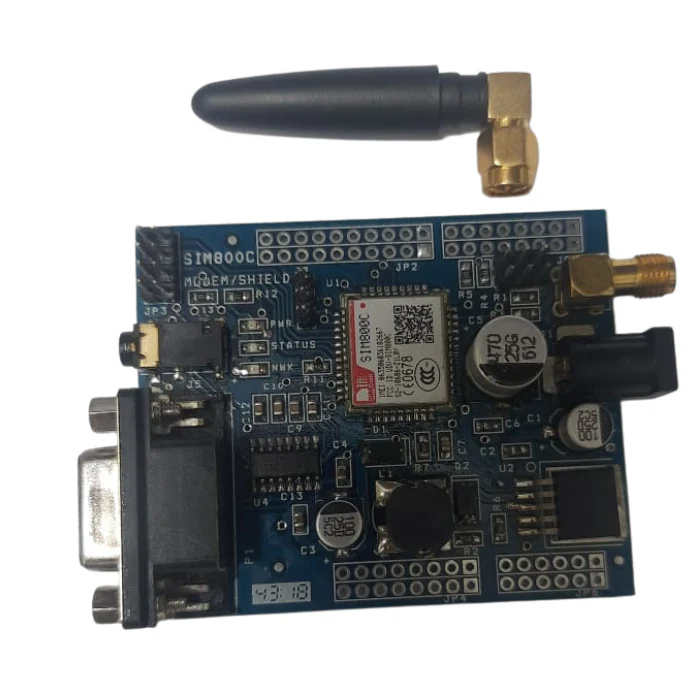 SIM 800C GSM Modem with SMA Antenna - Image 3