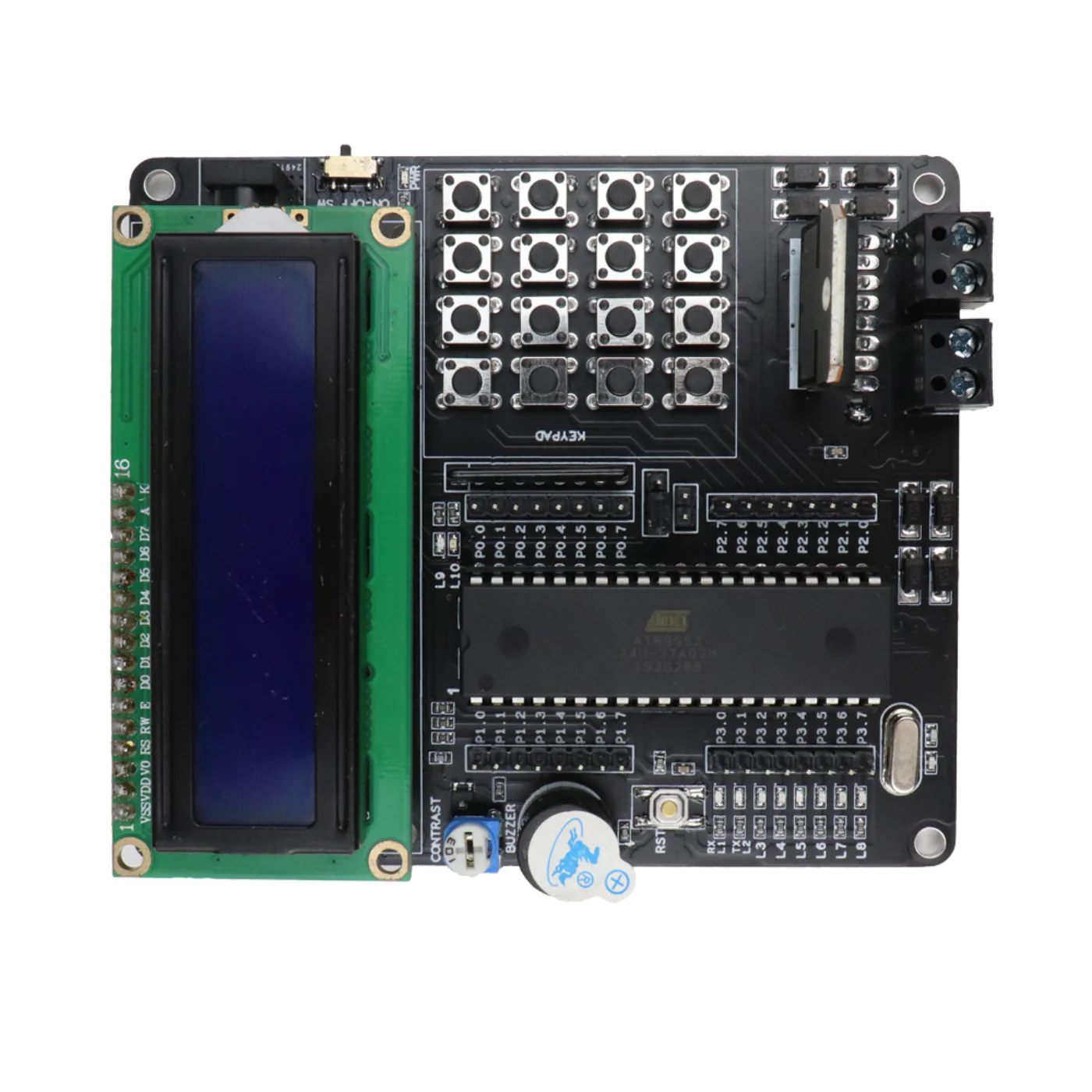 SmartElex AT89S52 Microcontroller Development Board – 40-Pin DIP MCU with L298P Motor Driver - Image 4