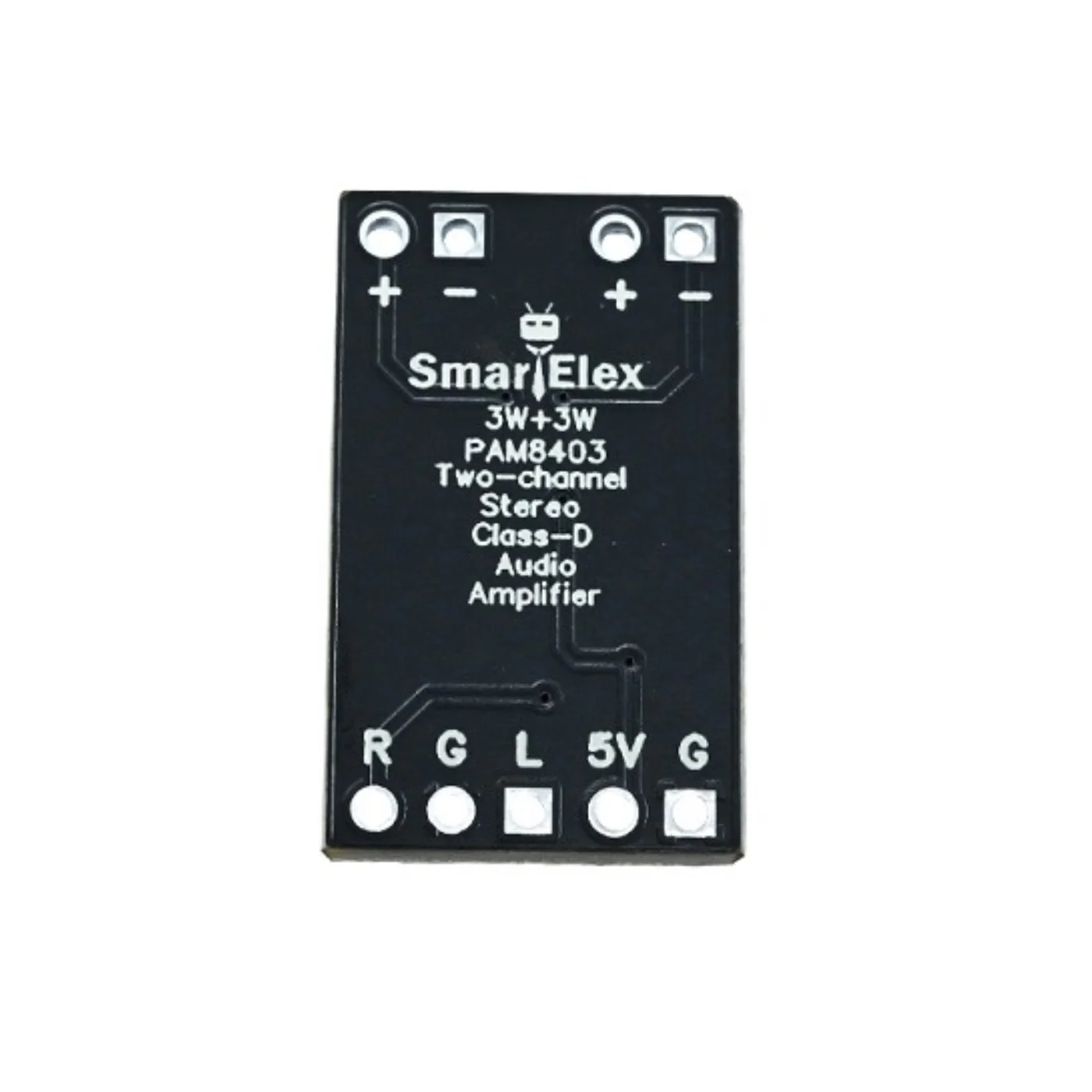 SmartElex PAM8403 5V Two-Channel Stereo Mini Class-D Audio Amplifier - Image 2