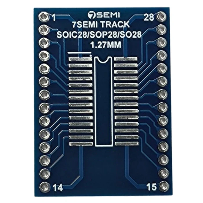 SOIC28/SOP28/SO28 TSSOP28/SSOP28 Adapter PCB Board - 7Semi - Image 7